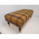 20" x 40" Bench Footstool Isle Mill Callanish Check